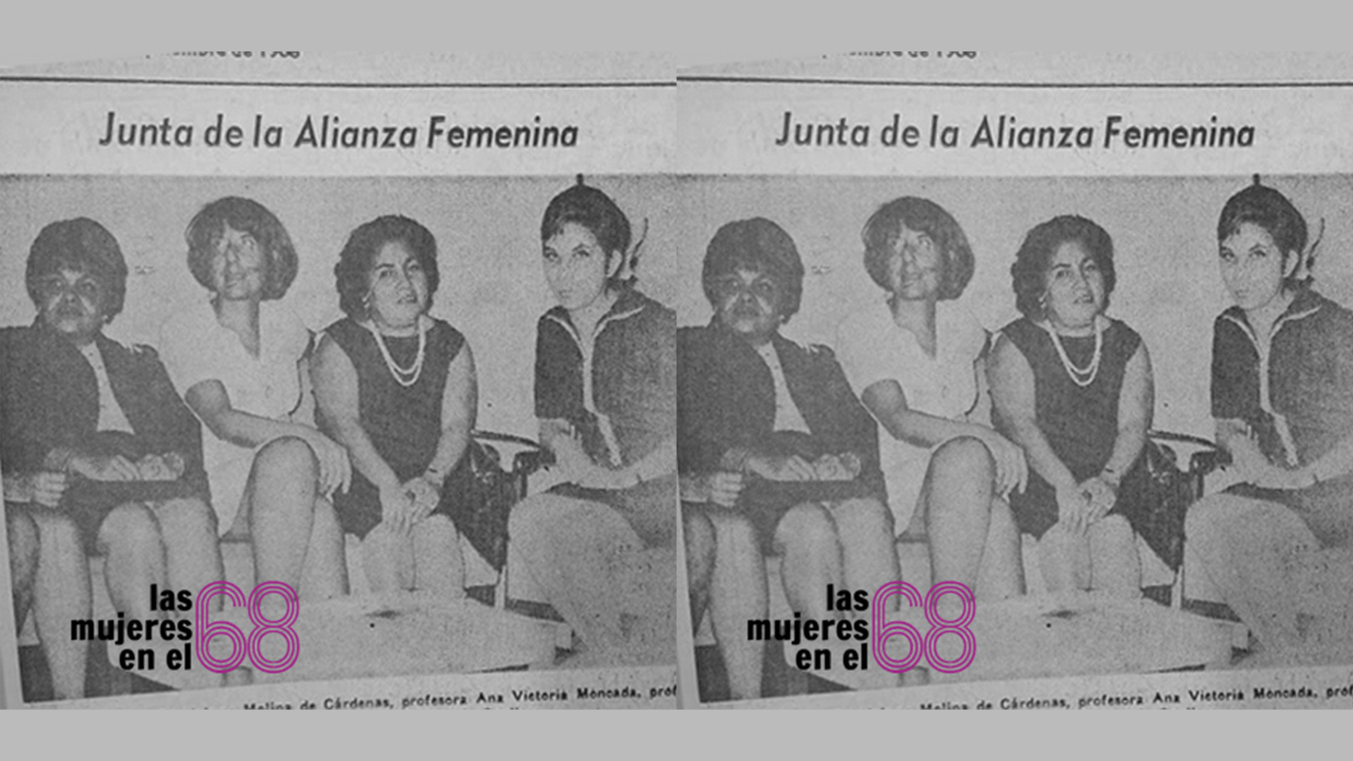 Las mujeres del 68, rescatar la memoria